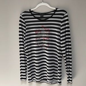 INC Striped Top XL NWT